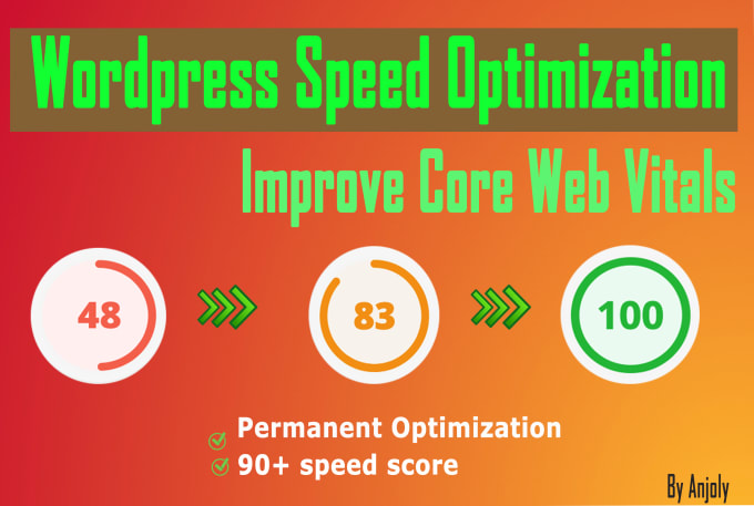 Gig Preview - Speed up wordpress, elementor, divi, avada for pagespeed insights, gtmetrix