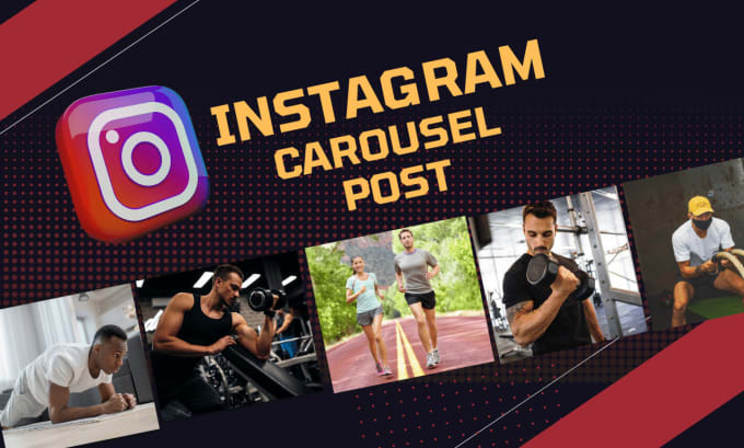 Gig Preview - Design attractive instagram carousel post