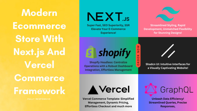 Bestseller - make you an ecommerce website using shopify as headless cms in next js