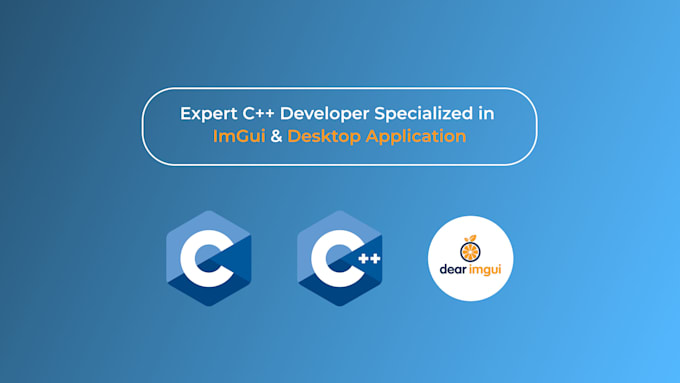 Bestseller - develop c,cpp modern desktop application with imgui