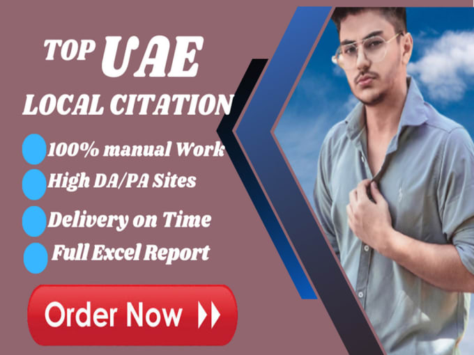 Gig Preview - Do 350 citations for uae and business directories SEO