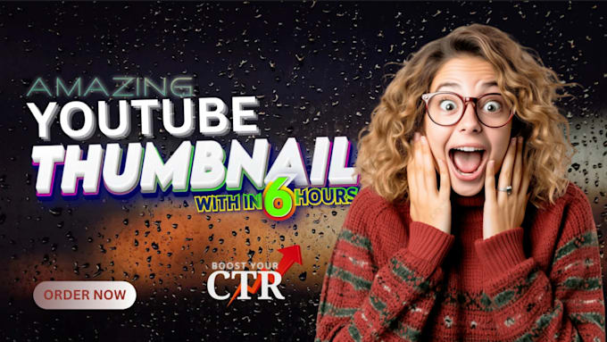 Bestseller - create thumbnail design for youtube video thumbnail