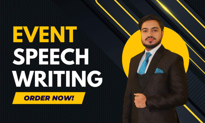 Gig Preview - Write engaging speeches with detailed outlines for events