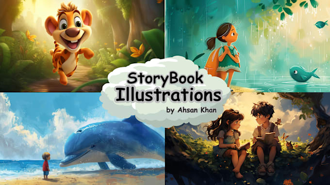 Gig Preview - Be your childrens picture book illustrator create childrens book illustration