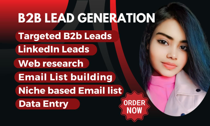 Gig Preview - Do targeted b2b lead generation for grows business