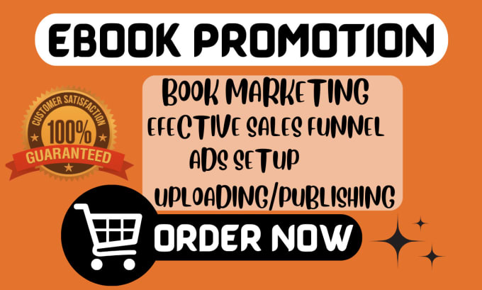 Gig Preview - Do ebook promotion or book marketing sales funnel, book promotion