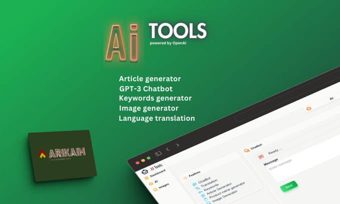 Gig Preview - Create ai tools web application