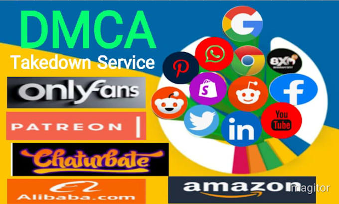 Gig Preview - Send dmca takedown notice to google, fb, ig, reddit, etsy onlyfans under dmca