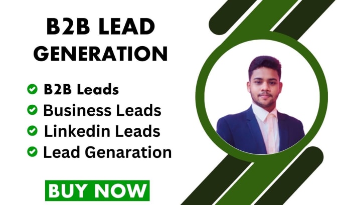 Gig Preview - Do b2b lead generation linkedin leads and list building