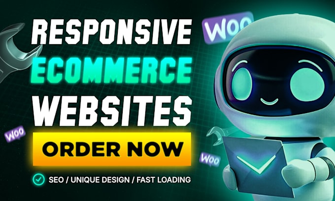 Gig Preview - Build your ecommerce website using woocommerce and wordpress