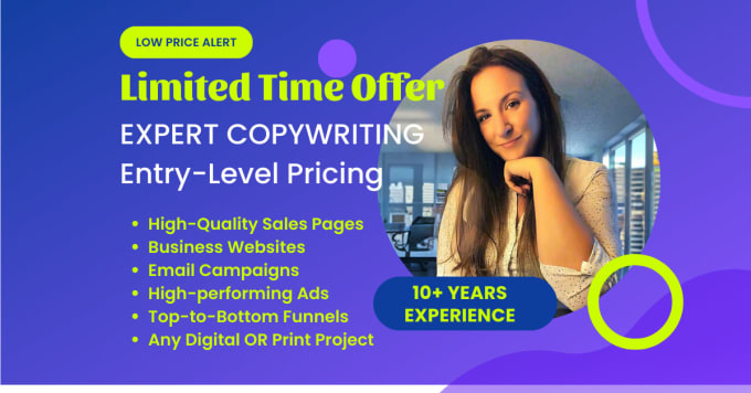 Gig Preview - Write expert copy that sells