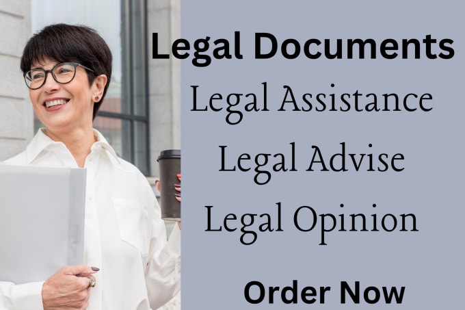 Gig Preview - Be your legal assistant to support you in legal documentation