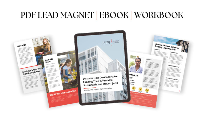 Gig Preview - Design PDF lead magnets, ebooks, guides and workbooks