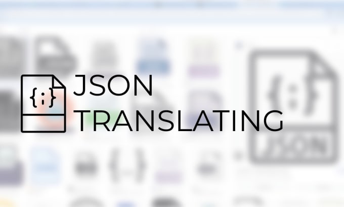 Gig Preview - Translate json file using google translator