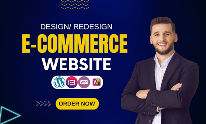 Gig Preview - Design woocommerce website, wordpress ecommerce website or online store, webshop