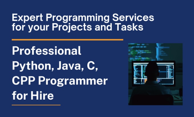 Gig Preview - Do python java, c, cpp programmer for code development projects, and tasks