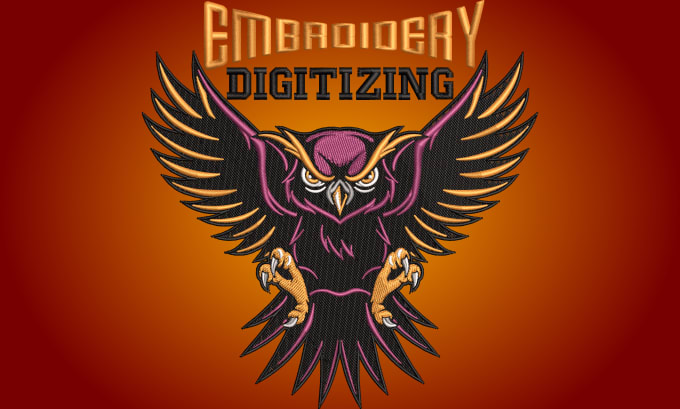 Gig Preview - Expert embroidery digitizing into dst, pes, jef, emb formats