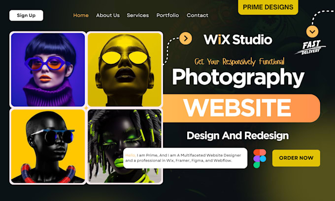 Bestseller - photography website, music website, photography website design portfolio website