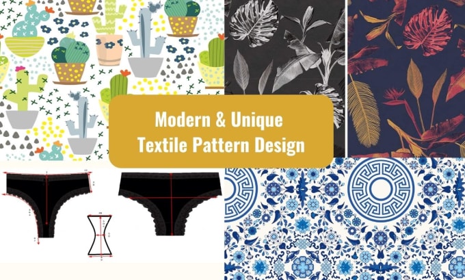 Gig Preview - Design patterns for print fabric, textile design any other surface