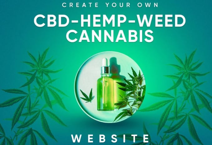 Gig Preview - Create cbd uk based, hemp, medical or cannabis ecommerce website