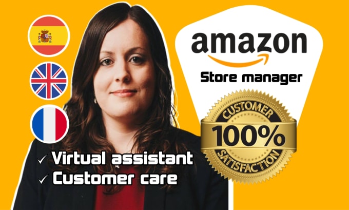 Gig Preview - Be your amazon virtual assistant and customer service agent