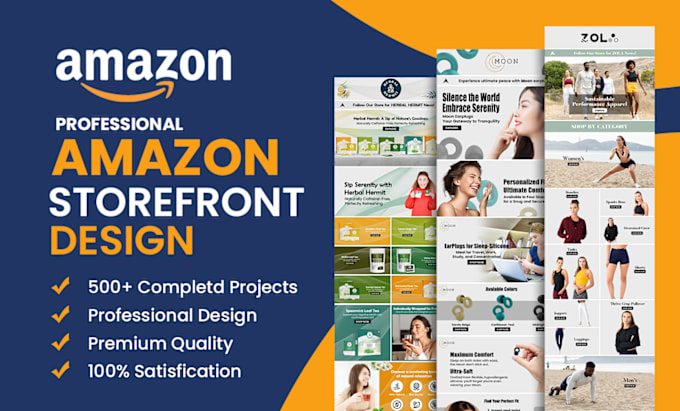 Bestseller - create amazon brand store and storefront design