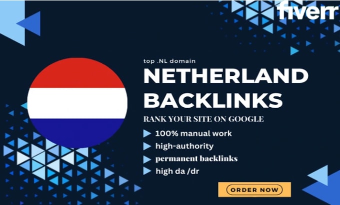 Gig Preview - Increase ni dutch dofollow high da backlinks  netherlands link bulding