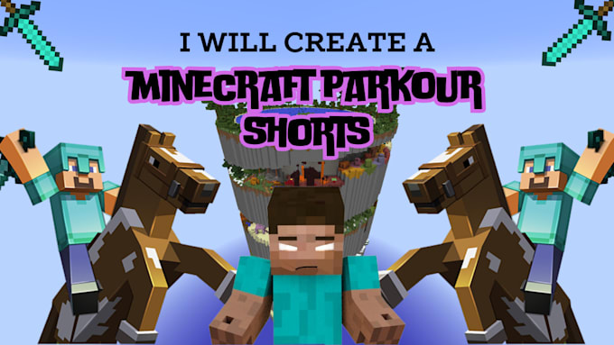 Bestseller - create a minecraft parkour shorts for you