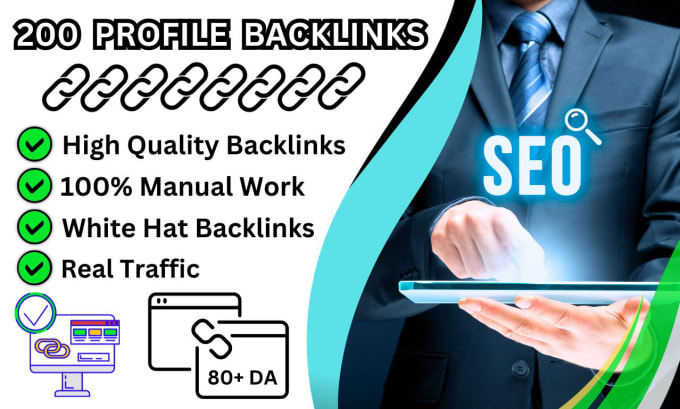 Gig Preview - Do off page SEO or profile backlinks for real traffic