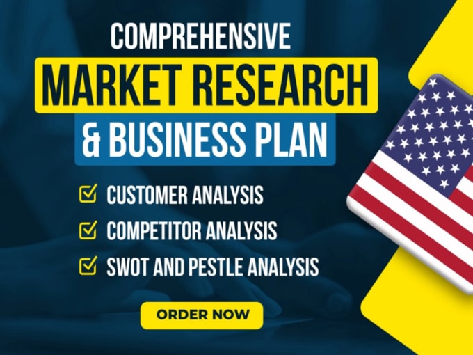 Gig Preview - Do market research, swot, competitor analysis, business plan