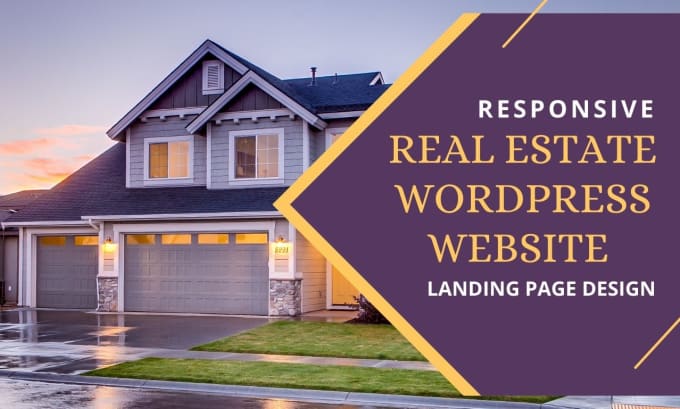 Gig Preview - Develop real estate wordpress website or landing page