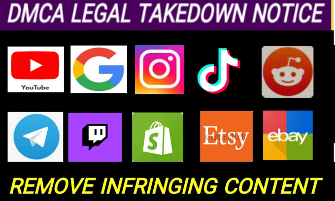 Bestseller - takedown harrasing defaming report to tiktok,fb,reddit,yt,ig,x under dmca