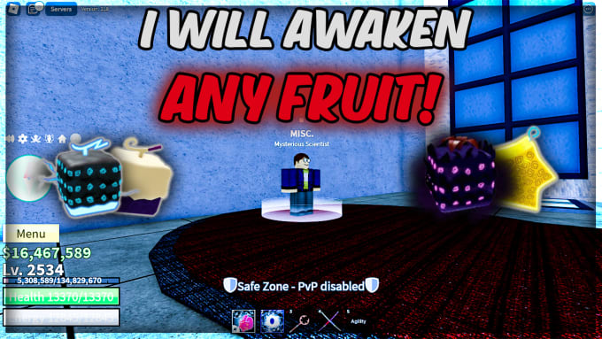 How to awaken fruit in Blox Fruit