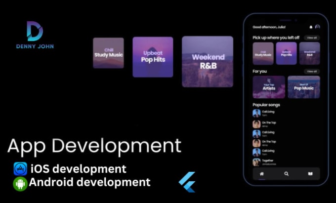 Gig Preview - Mobile app development ios and android app building app in flutterflow