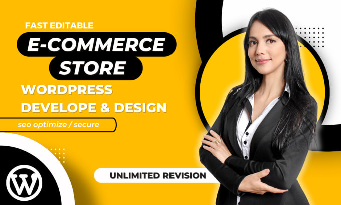 Gig Preview - Design wordpress ecommerce store online website woocommerce website design