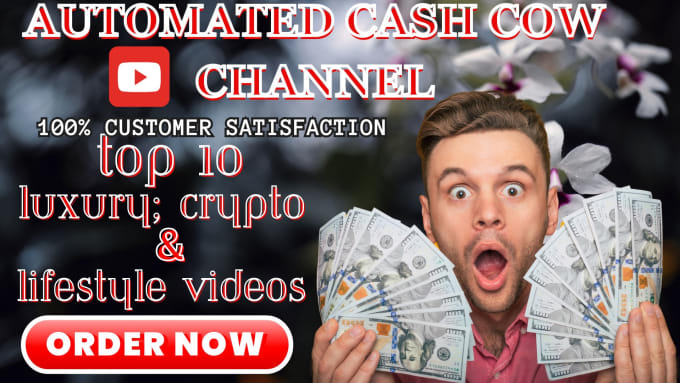 Gig Preview - Create yt cash cow faceless channel, travelling luxury, finance, crypto videos