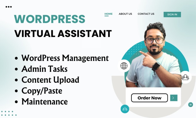 Gig Preview - Be your wordpress virtual assistant