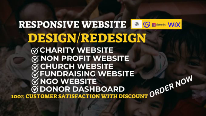 Gig Preview - Set up revamp nonprofit charity fundraising church website with donation system