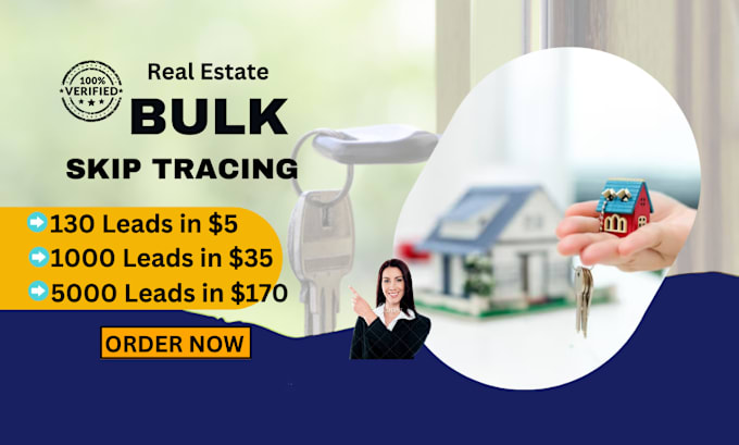 Gig Preview - Do best real estate bulk skip tracing and llc skip tracing