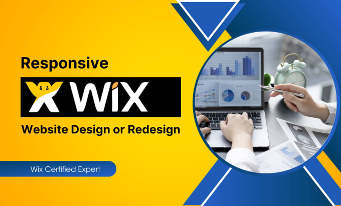 Gig Preview - Design wix website or redesign wix website, wix online store and wix SEO expert