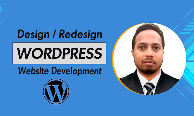 Gig Preview - Do wordpress website design redesign and development