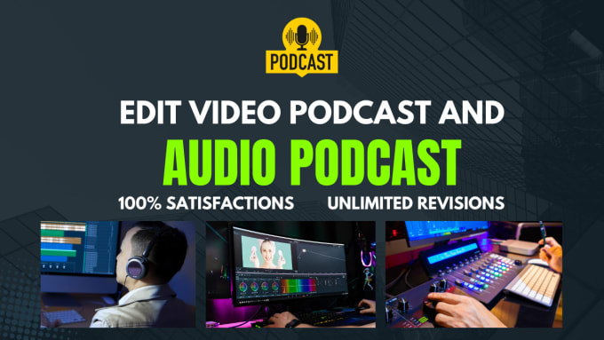 Gig Preview - Edit video podcast and audio podcast