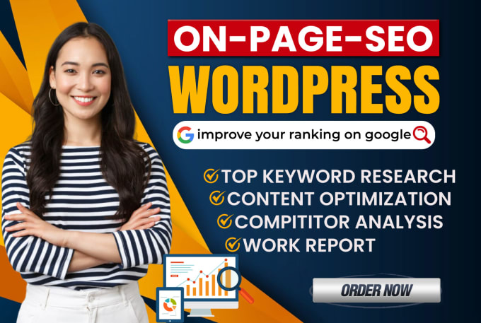 Gig Preview - Do monthly website on page technical and off page SEO backlinks building