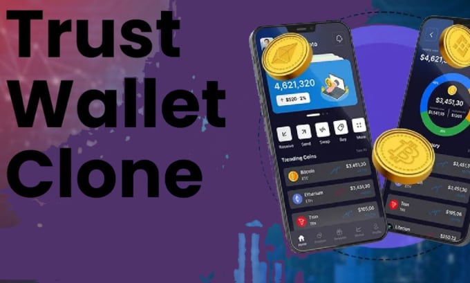 Gig Preview - Create wallet app, custom wallet app, trust wallet clone, crypto wallet app