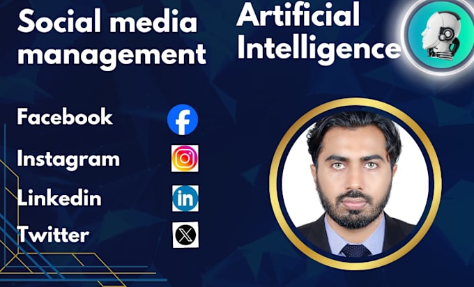 Gig Preview - Use artificial intelligence for  social media management