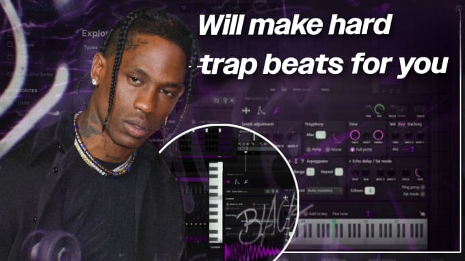 Gig Preview - Make a exclusive trap beat  professionally for you