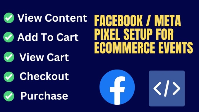 Gig Preview - Fix or setup facebook pixel for shopify, wordpress and bigcommerce