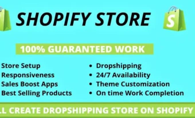 Bestseller - create a  profitable shopify store for you