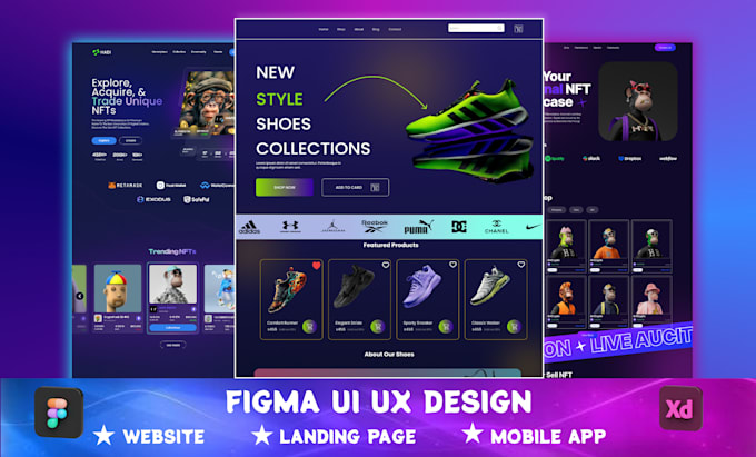 Bestseller - do modern website ui ux design, mobile app ux ui design