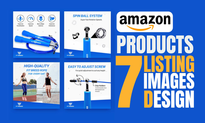 Gig Preview - Design amazon product listing images, product pictures infographic design